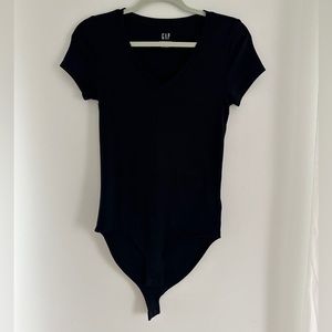 Gap Small Tall Black Bodysuit NWOT